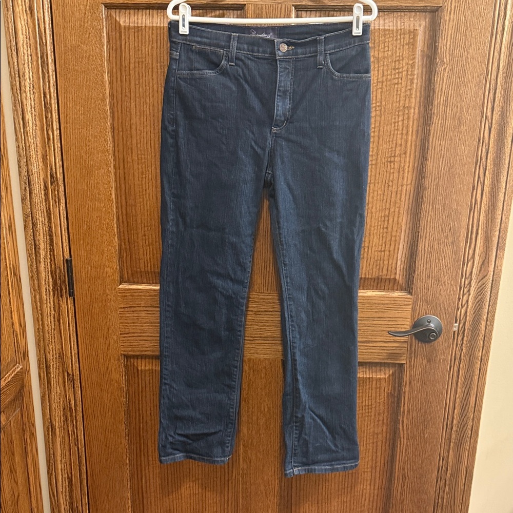 NYDJ Dark Indigo Straight Leg Jeans 10P